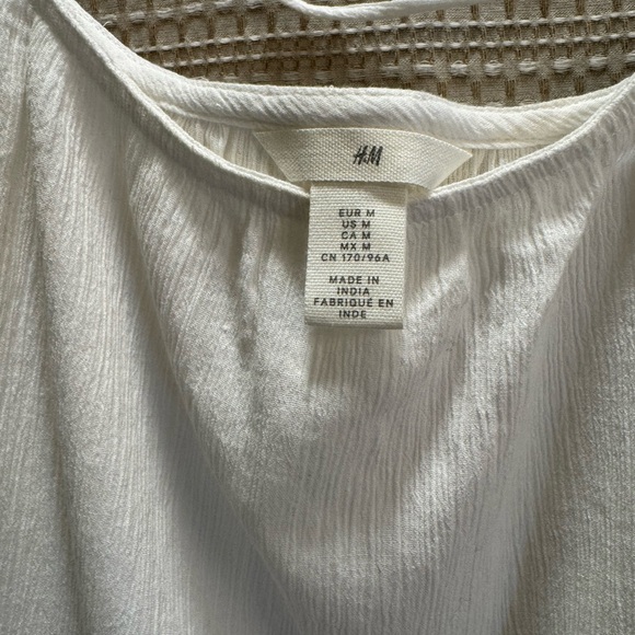 H&M White Ribbed Cami Top - Picture 9 of 9